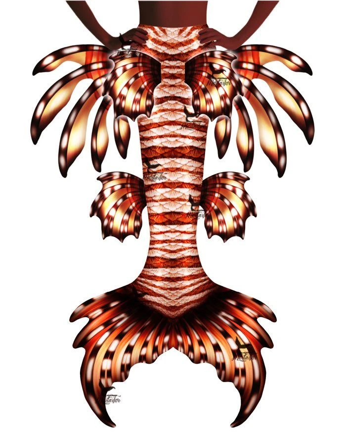 Lions Lair Whimsy Fantasea Tail "Too"