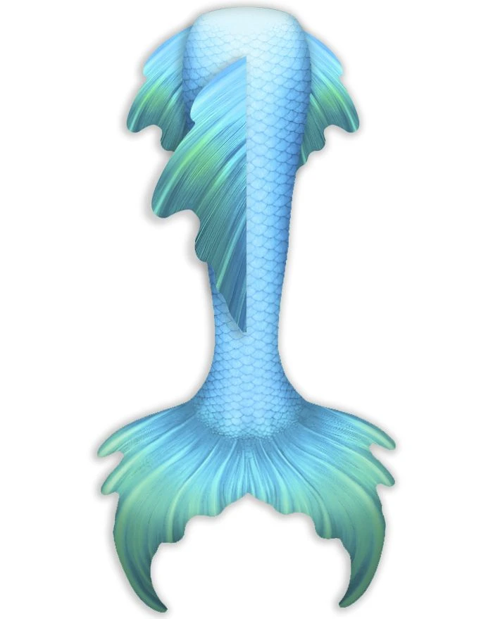 Aquamarine Whimsy Fantasea Tail - Image 2