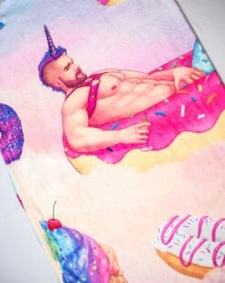 Cream Filled Merman Throw