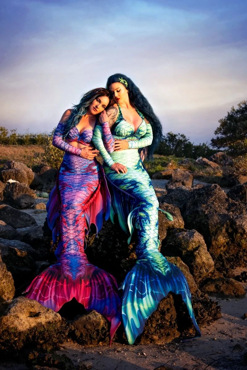 Lime Envy Whimsy Fantasea Tail "Three" - Image 4