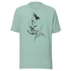 Mermaid On Anchor Unisex T-Shirt Ok