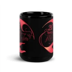 20 Years (Red) Black Coffee Mug
