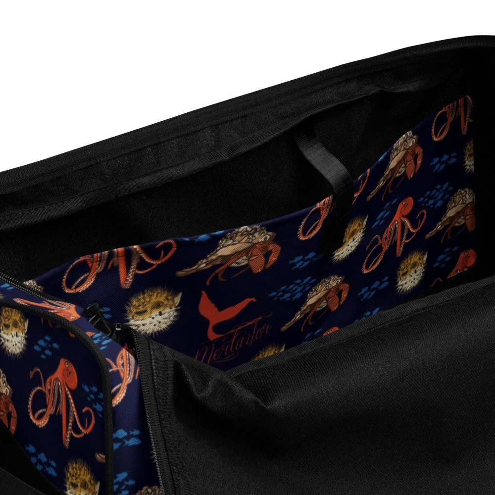 Under The Sea Navy Oddities Duffle Bag