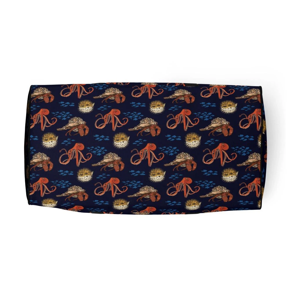 Under The Sea Navy Oddities Duffle Bag - Image 2