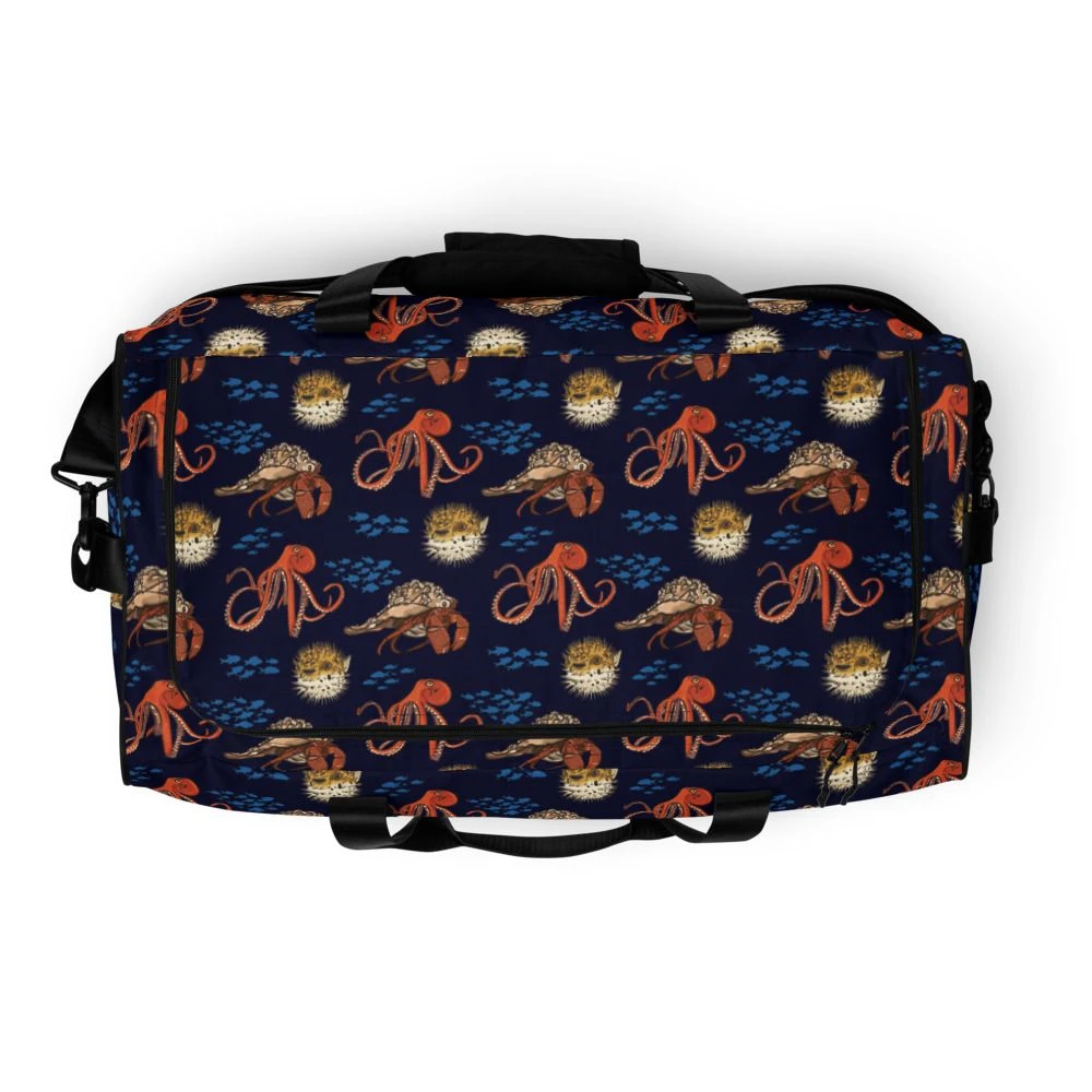 Under The Sea Navy Oddities Duffle Bag - Image 3