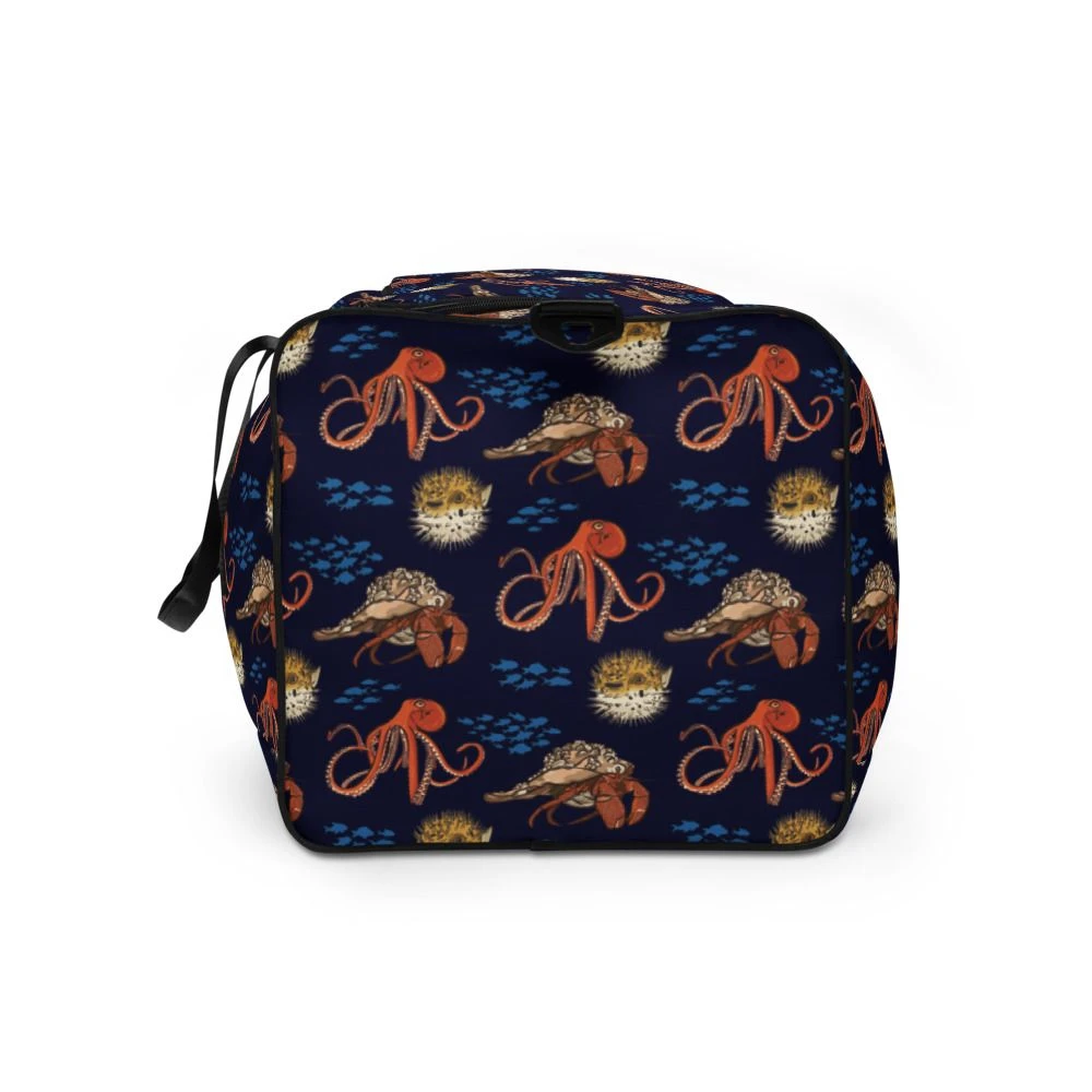 Under The Sea Navy Oddities Duffle Bag - Image 4