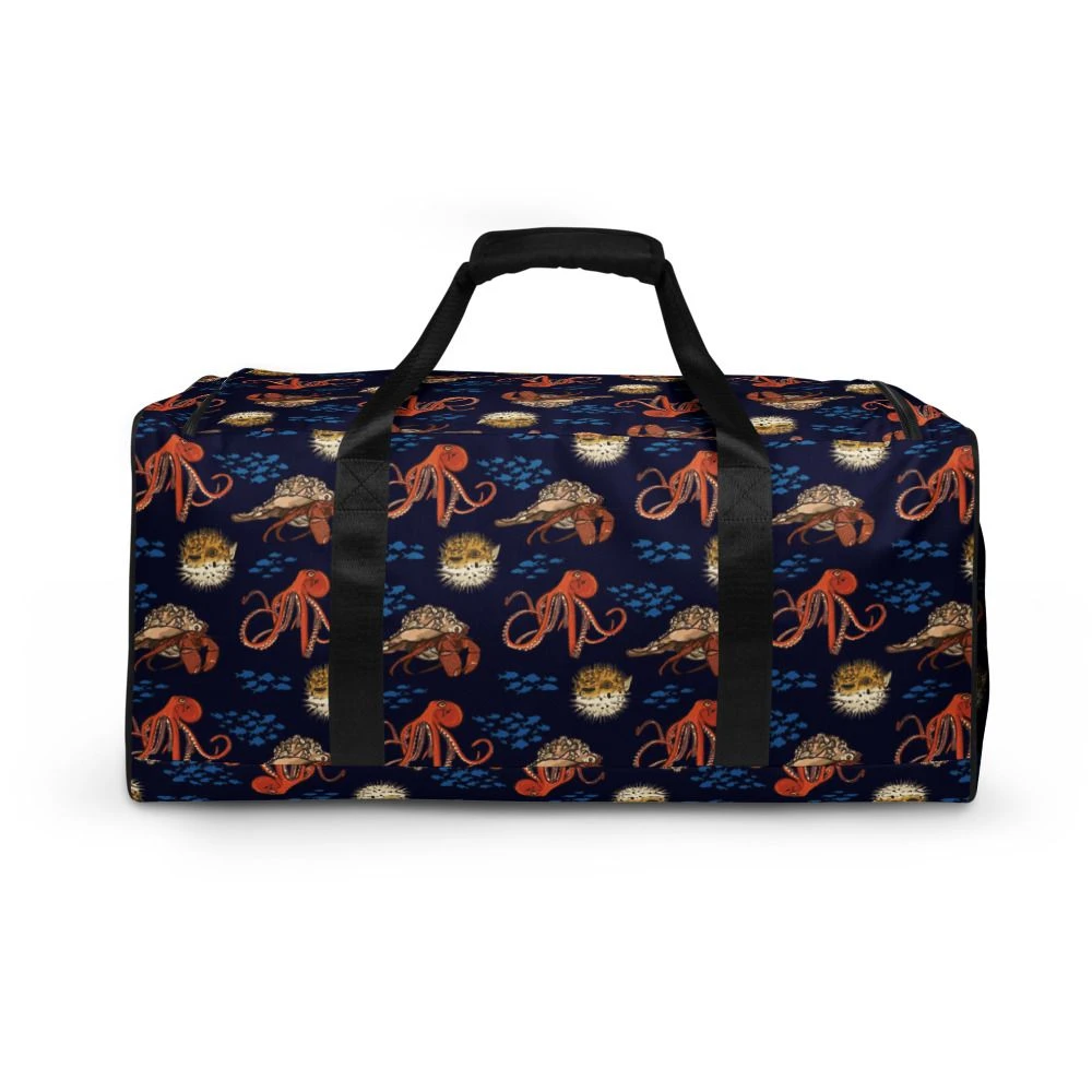Under The Sea Navy Oddities Duffle Bag - Image 6
