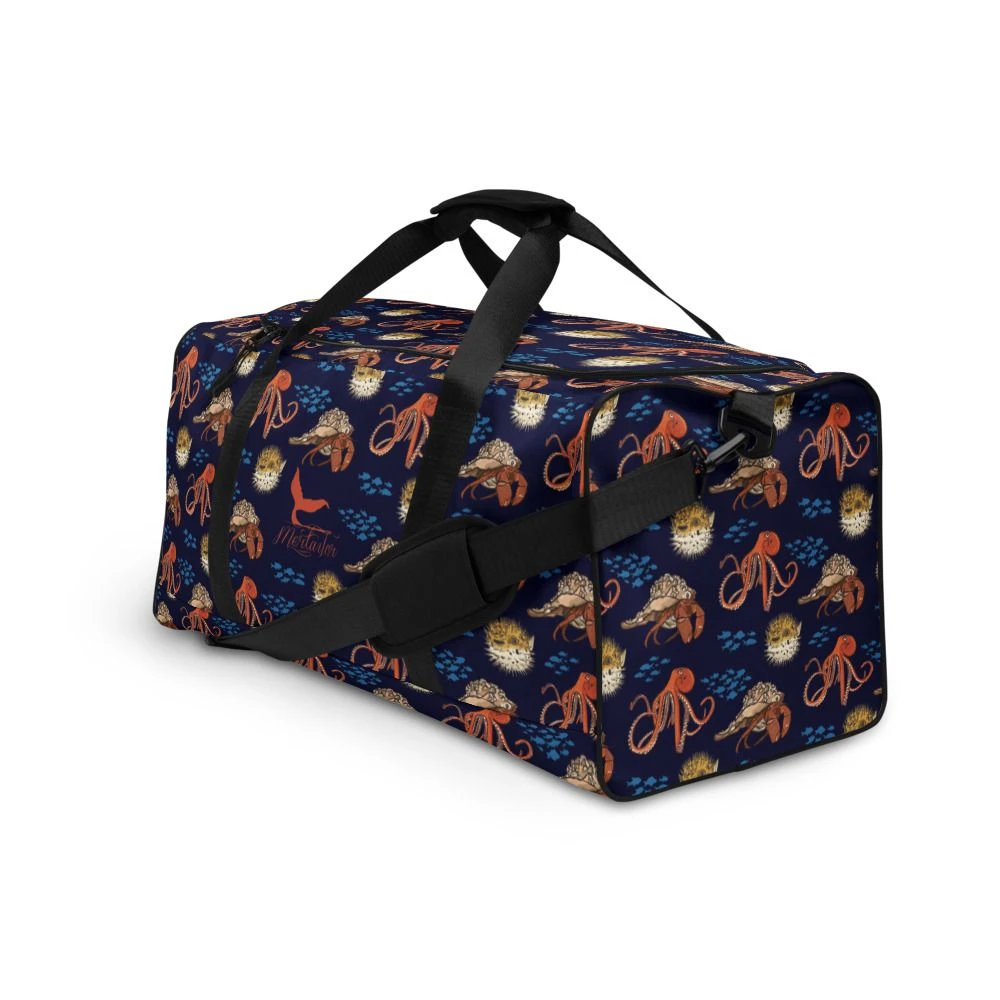 Under The Sea Navy Oddities Duffle Bag - Image 7