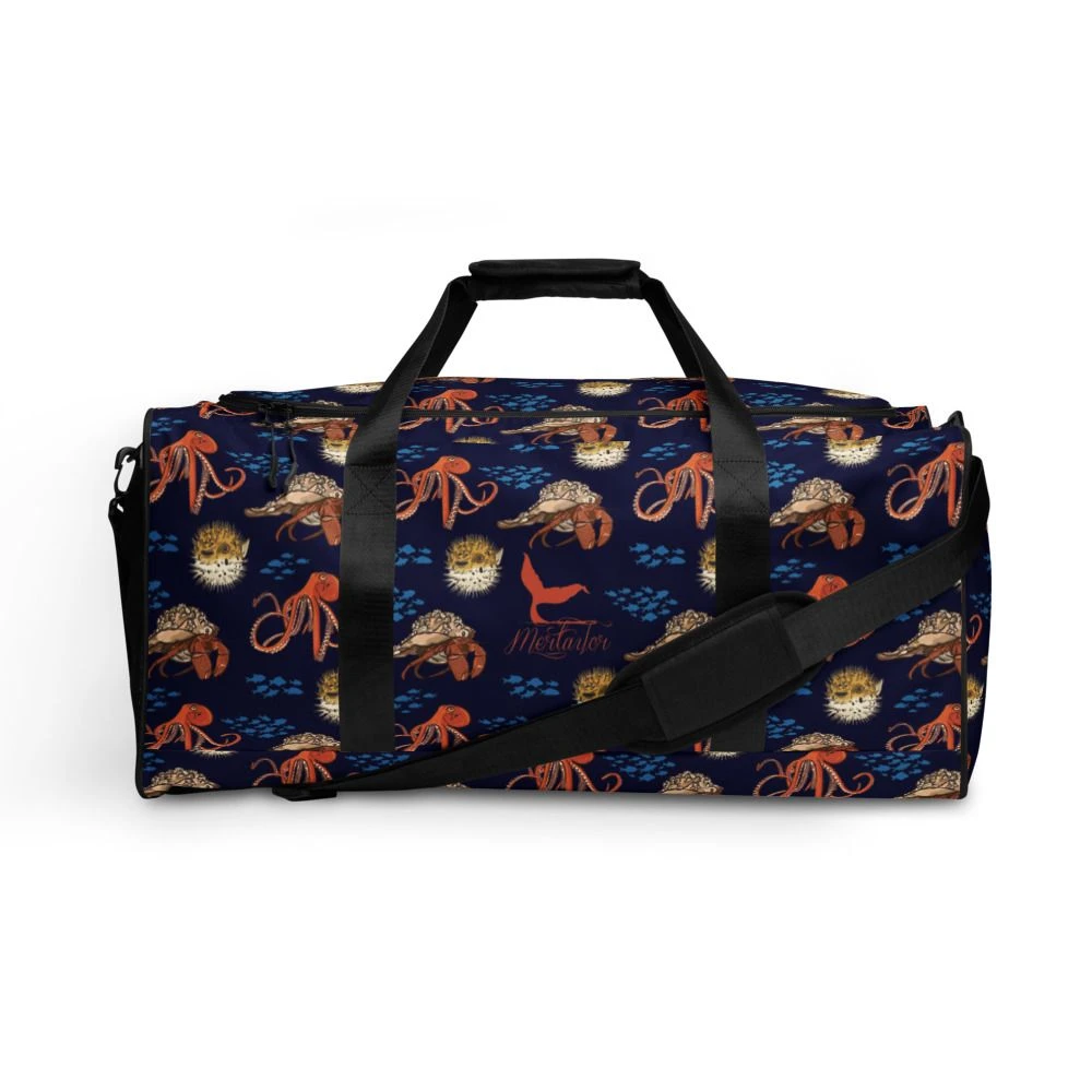Under The Sea Navy Oddities Duffle Bag - Image 9