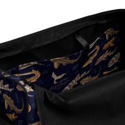 Shark Frenzy Navy Duffle Bag