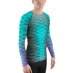 Deep Reflection Men's Rash Guard
