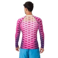 Orchid Crest Men's Rash Guard