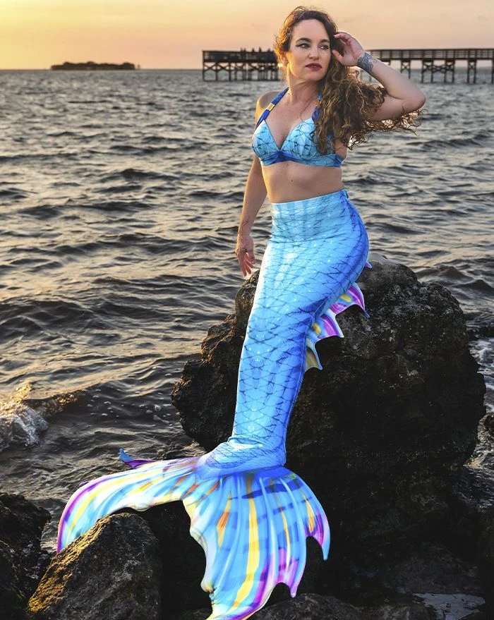 Aquatic Phoenix Whimsy Fantasea Tail "Too" - Image 4