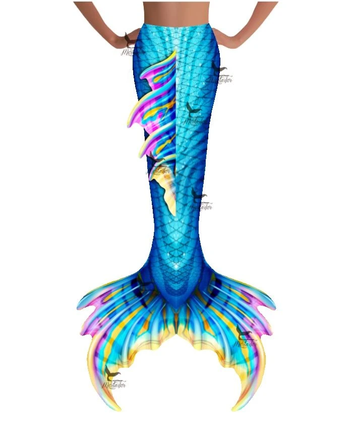 Aquatic Phoenix Whimsy Fantasea Tail "Too" - Image 2