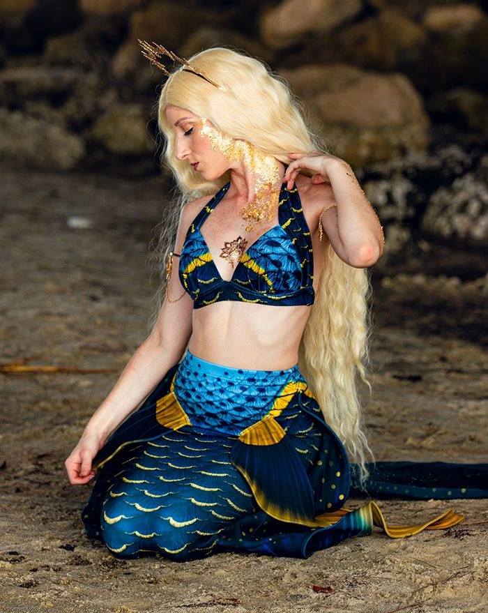 French Angelfish Whimsy Fantasea Tail "Three"