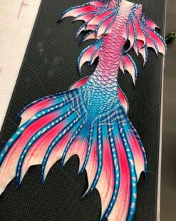 Crystalline Jellyfish Whimsy Fantasea Tail "Three"